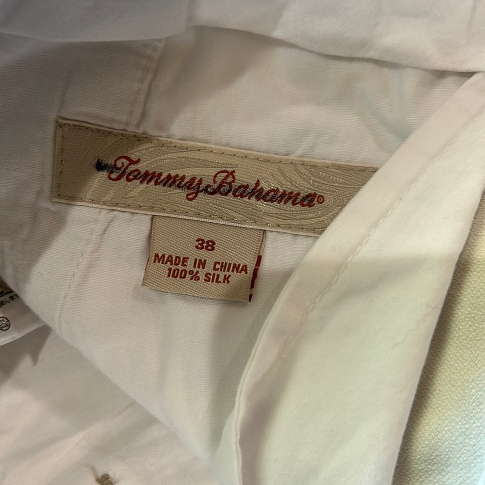 TOMMY BAHAMA Men's Tan Silk Rayon From Bamboo Dress shorts size w38